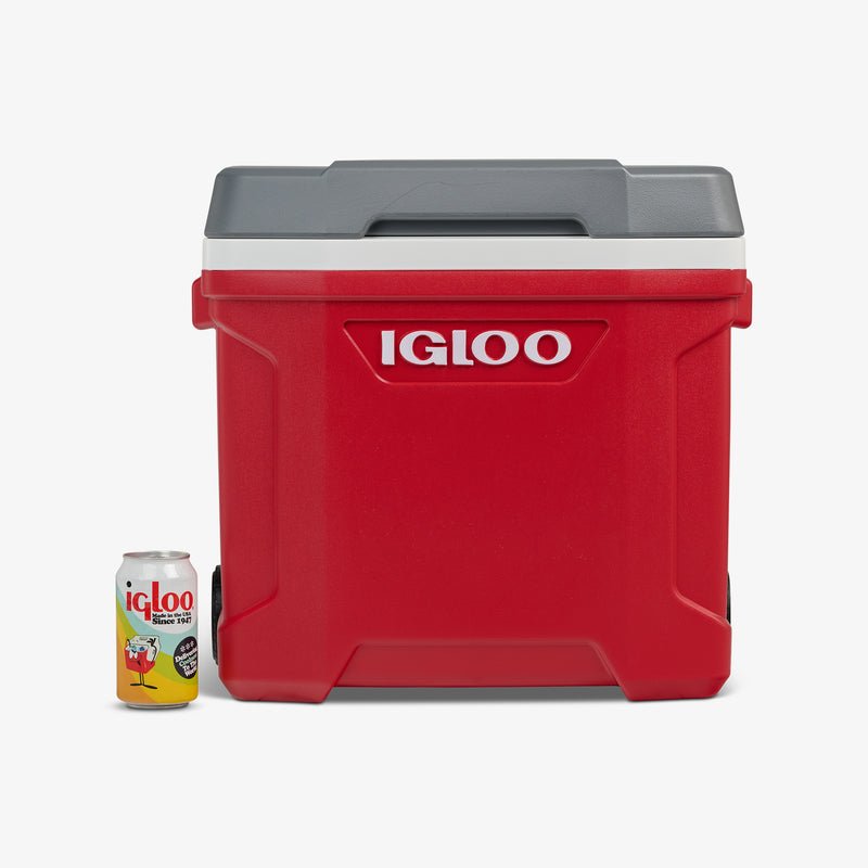 Latitude 30 Qt Roller Cooler - Blue