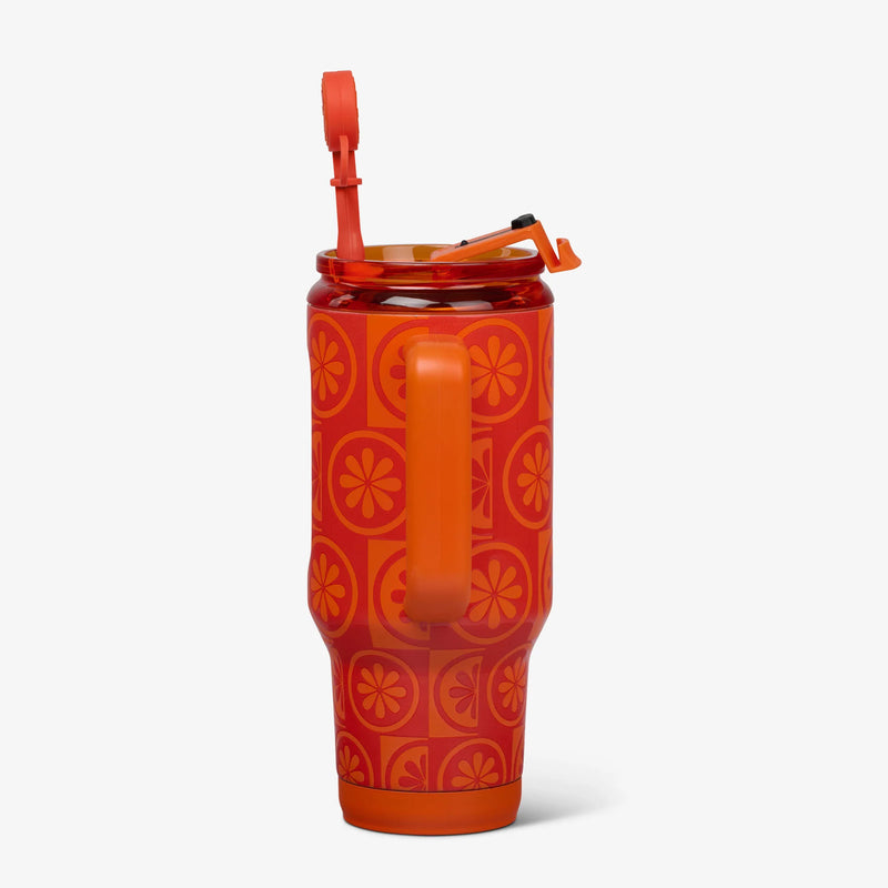 32 Oz Flip ‘n’ Sip Travel Mug - Skeleton Glow