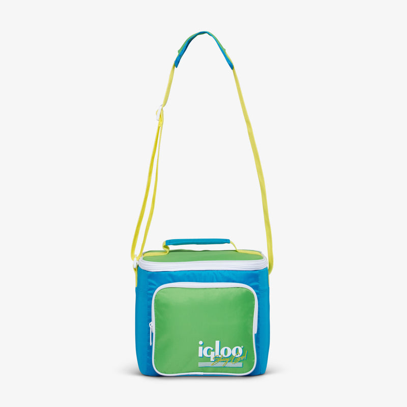 Retro Square Lunch Bag - Psychedelic Daisy