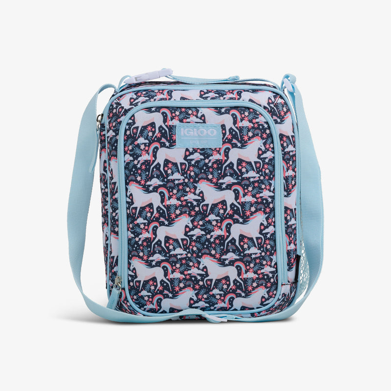Kids Lunch Vertical Cooler + Bento Box - Unicorns