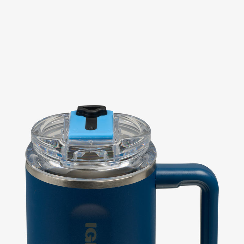 18 Oz Flip ‘n’ Sip Travel Mug - Blue Shale