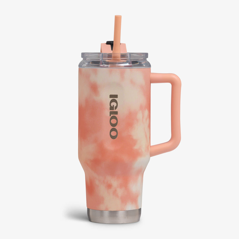 32 Oz Flip ‘n’ Sip Travel Mug - Skeleton Glow