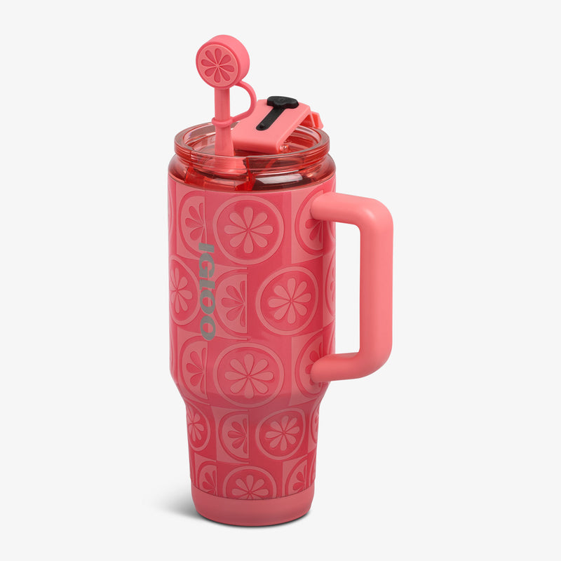 32 Oz Flip ‘n’ Sip Travel Mug - Skeleton Glow