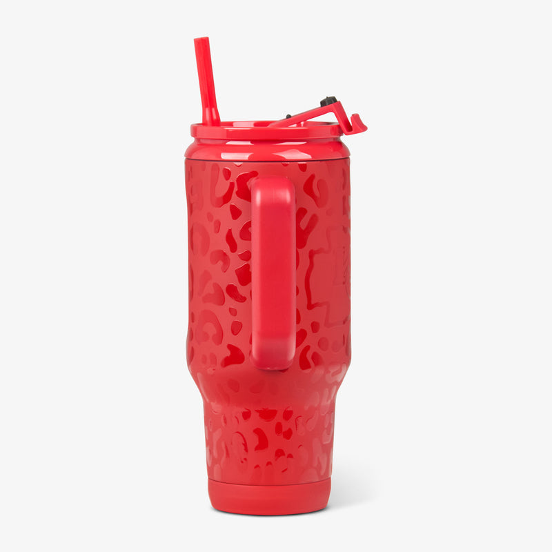 NFL 32 Oz Leopard Flip ‘n’ Sip Travel Mug - Cowboys