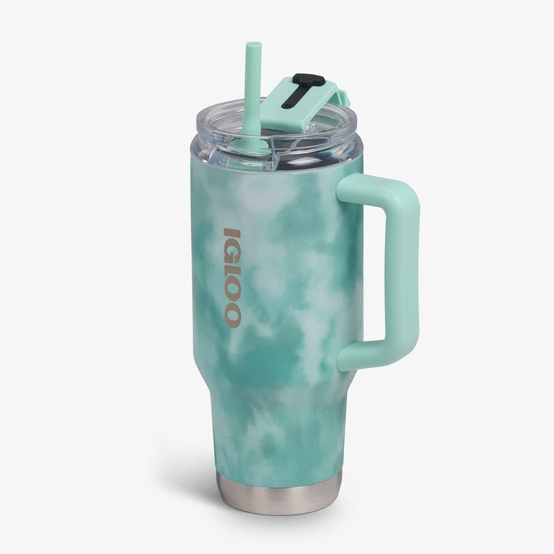 32 Oz Flip ‘n’ Sip Travel Mug - Skeleton Glow