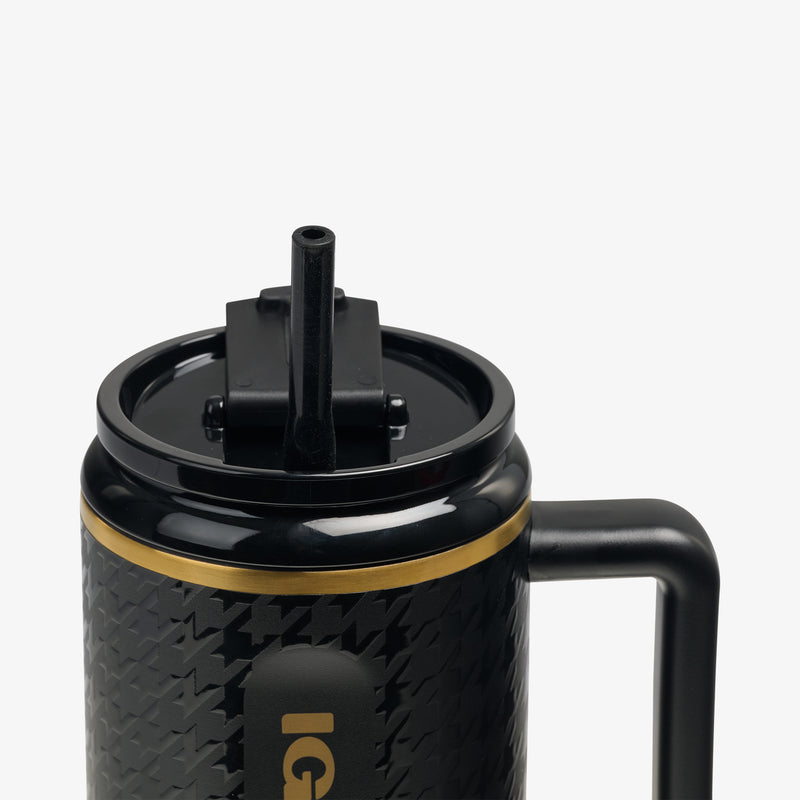 32 Oz Flip ‘n’ Sip Travel Mug - Skeleton Glow