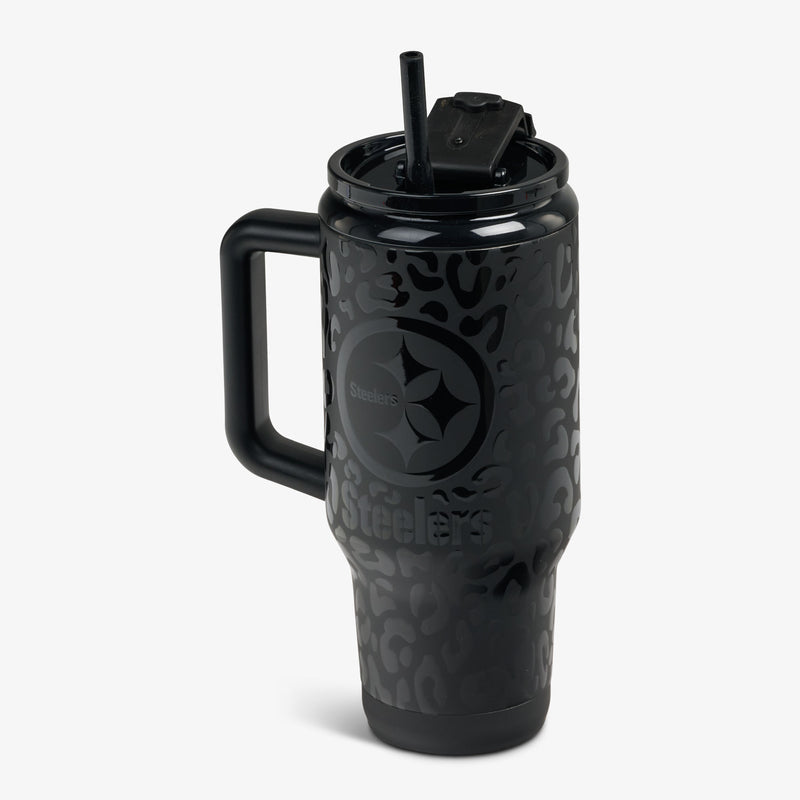 NFL 32 Oz Leopard Flip ‘n’ Sip Travel Mug - Cowboys