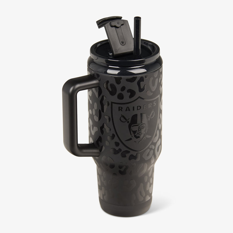 NFL 32 Oz Leopard Flip ‘n’ Sip Travel Mug - Cowboys