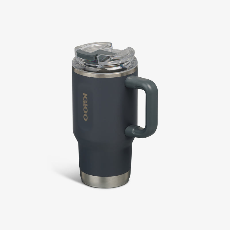 18 Oz Flip ‘n’ Sip Travel Mug - Blue Shale