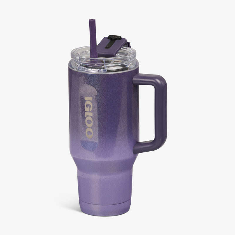 32 Oz Flip ‘n’ Sip Travel Mug - Skeleton Glow