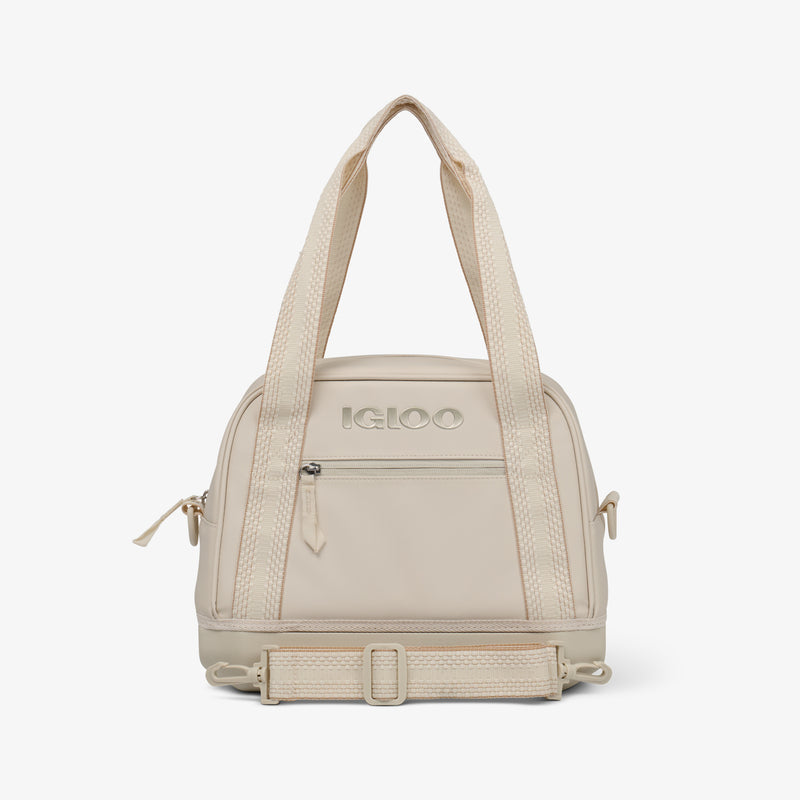 Tag Along Too 12-Can Satchel Cooler - Thrift Pink
