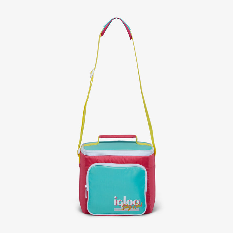 Retro Square Lunch Bag - Psychedelic Daisy