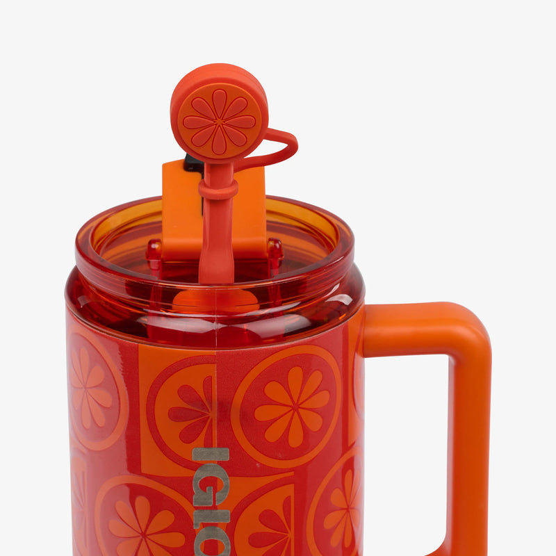 32 Oz Flip ‘n’ Sip Travel Mug - Skeleton Glow
