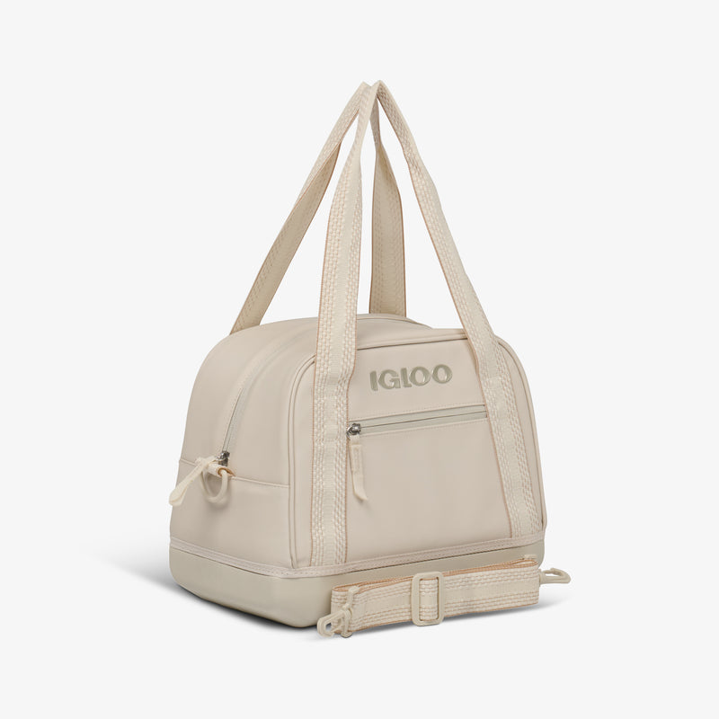 Tag Along Too 12-Can Satchel Cooler - Thrift Pink
