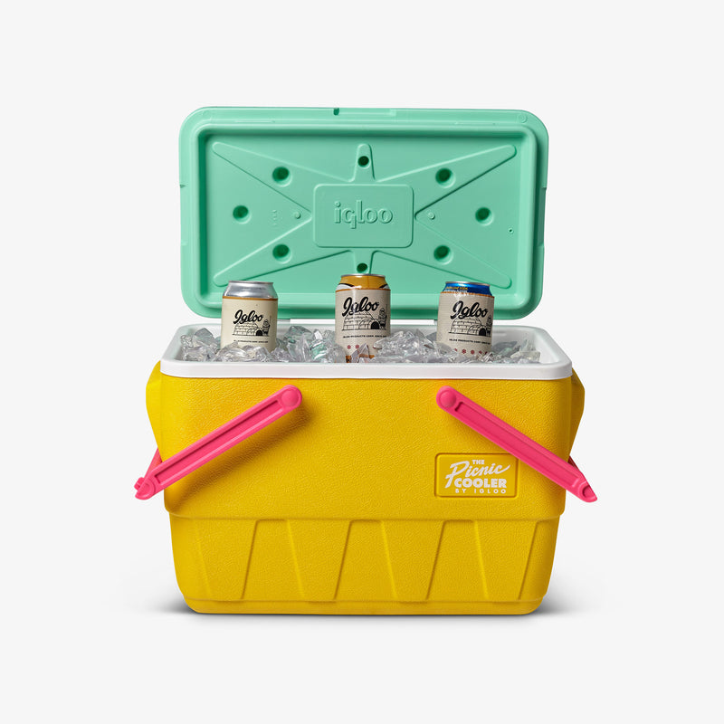 Retro Picnic Basket 25 Qt Cooler - Tutti Frutti