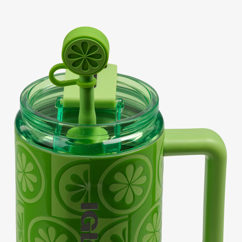 32 Oz Flip ‘n’ Sip Travel Mug - Skeleton Glow