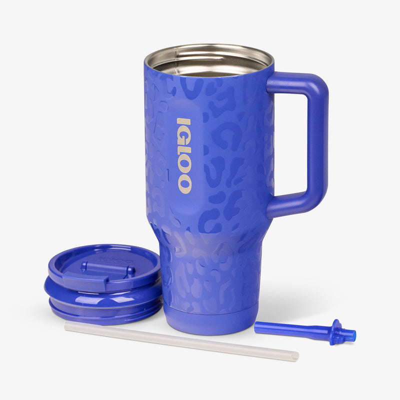 NFL 32 Oz Leopard Flip ‘n’ Sip Travel Mug - Cowboys