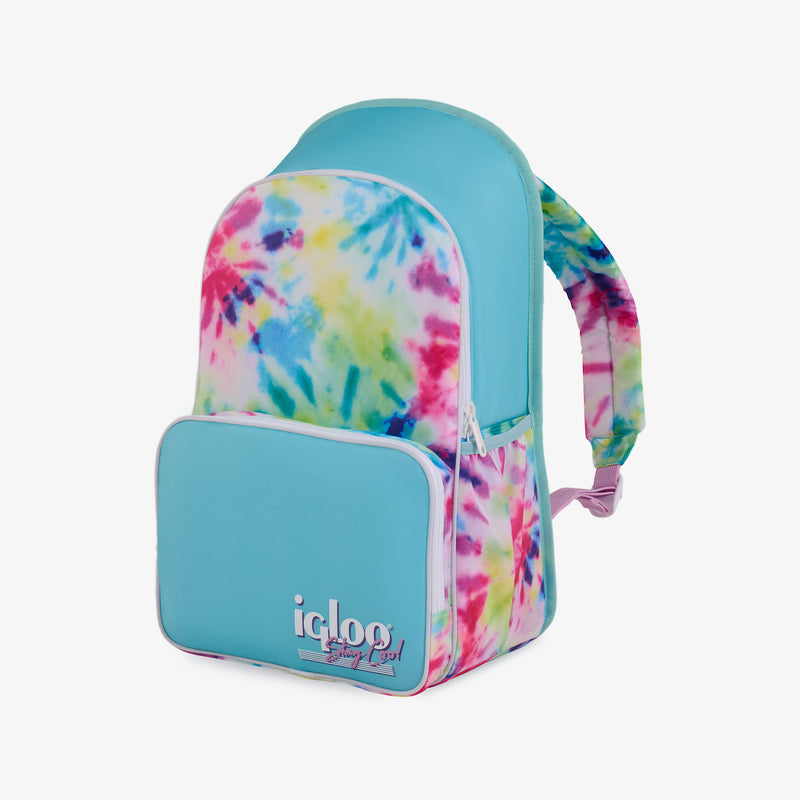Retro Backpack Cooler - Tie-Dye