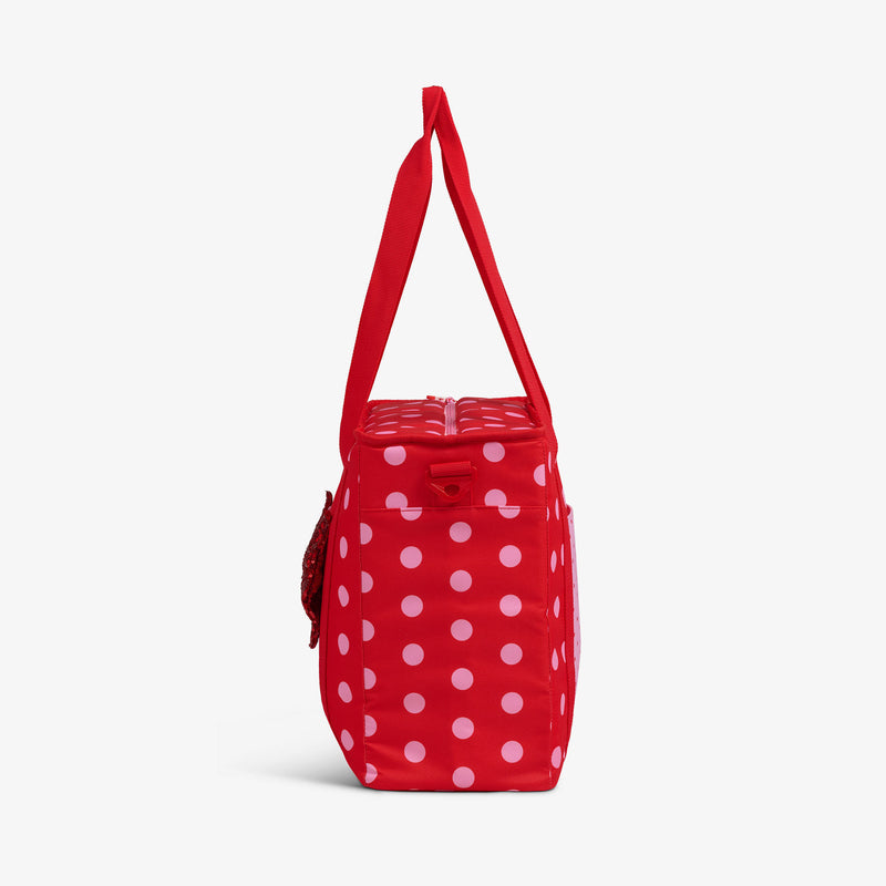 Disney Minnie Mouse Polka Dots Dual Compartment Tote Cooler Bag