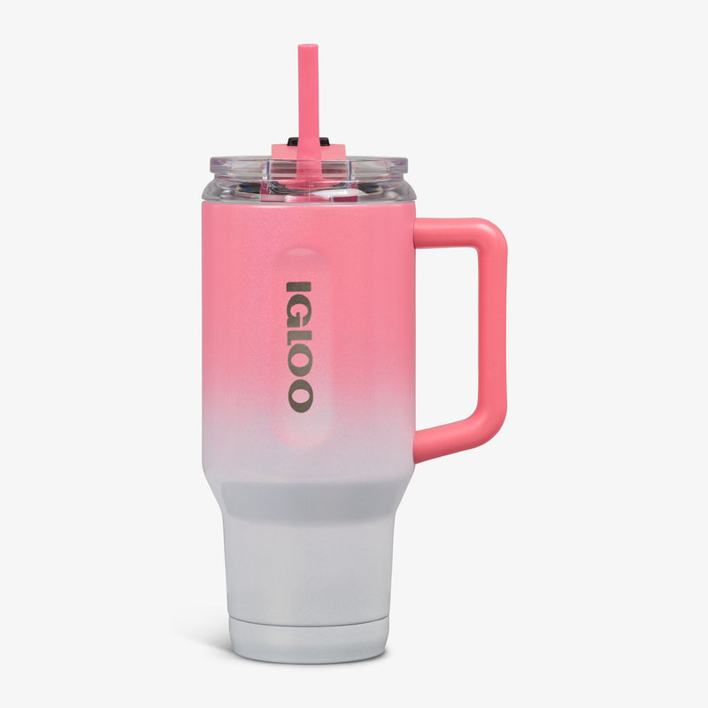 32 Oz Flip ‘n’ Sip Travel Mug - Skeleton Glow