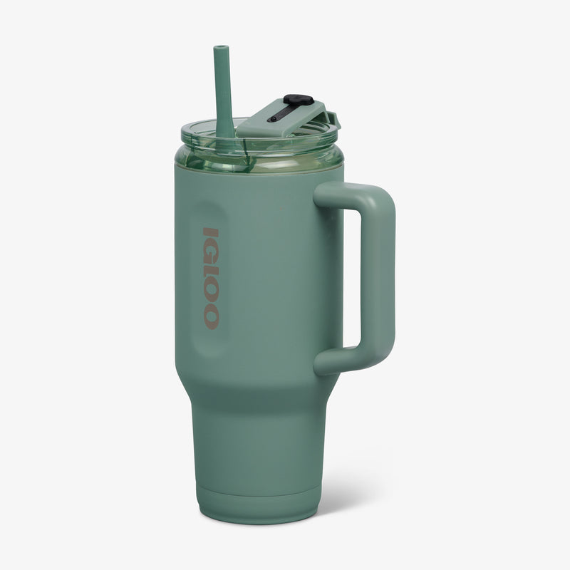 32 Oz Ceramic-Lined Travel Mug - Sage
