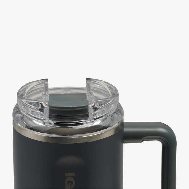 18 Oz Flip ‘n’ Sip Travel Mug - Blue Shale