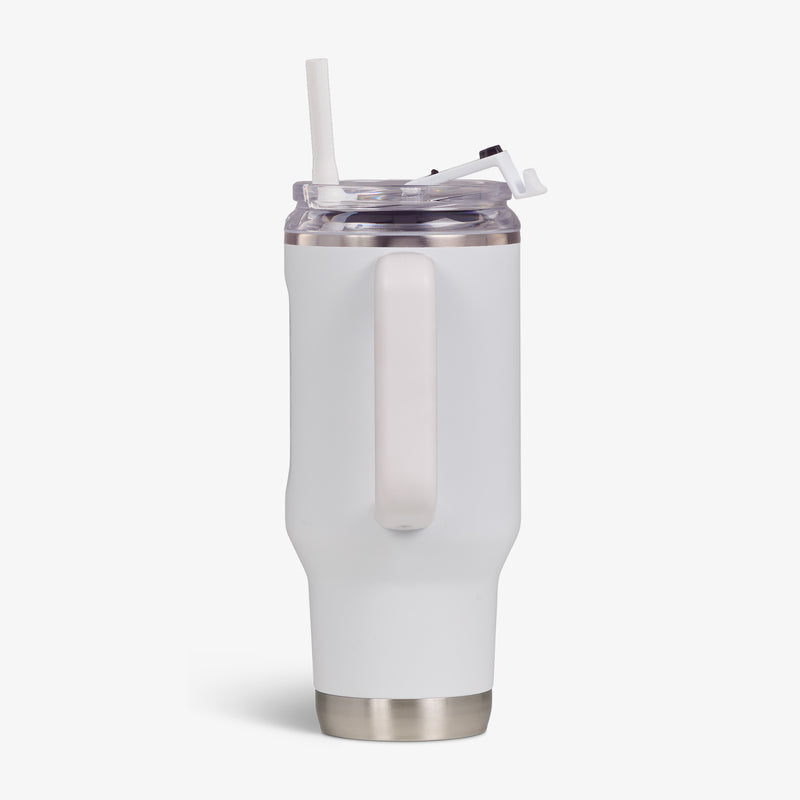 32 Oz Flip ‘n’ Sip Travel Mug - Skeleton Glow