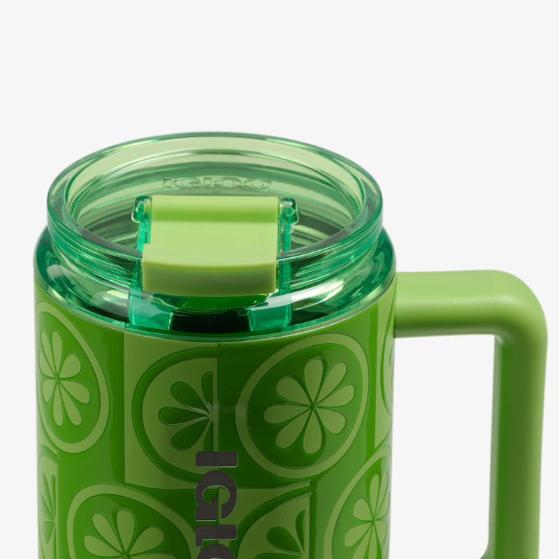 32 Oz Flip ‘n’ Sip Travel Mug - Skeleton Glow