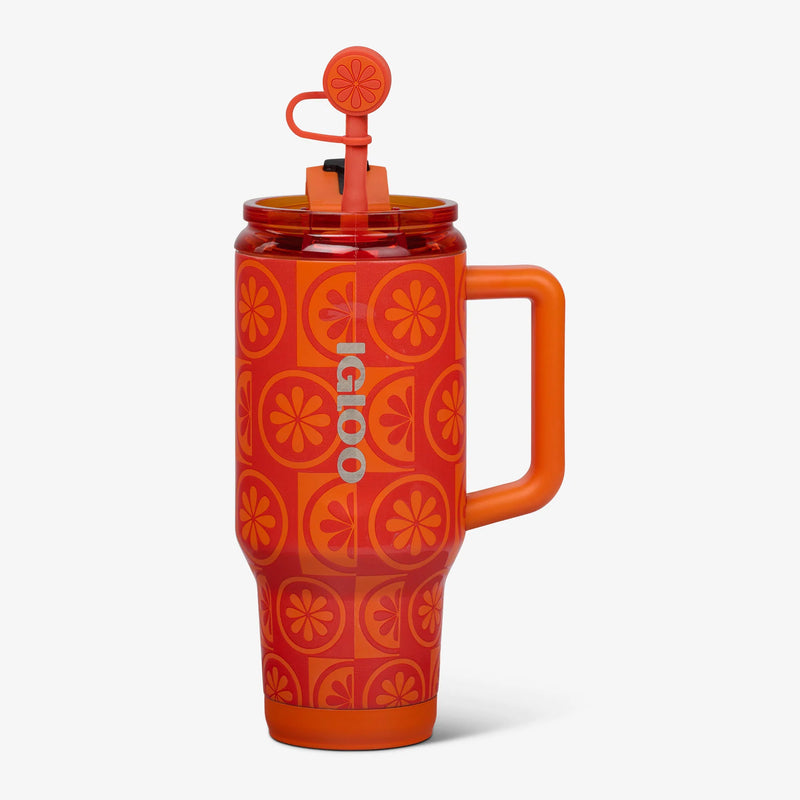 32 Oz Flip ‘n’ Sip Travel Mug - Skeleton Glow