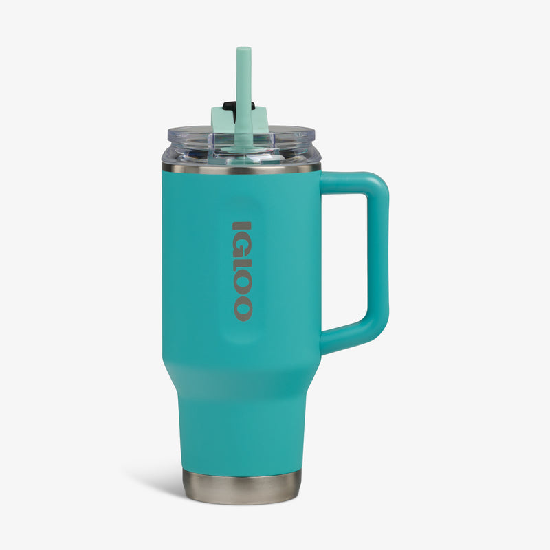 32 Oz Flip ‘n’ Sip Travel Mug - Skeleton Glow