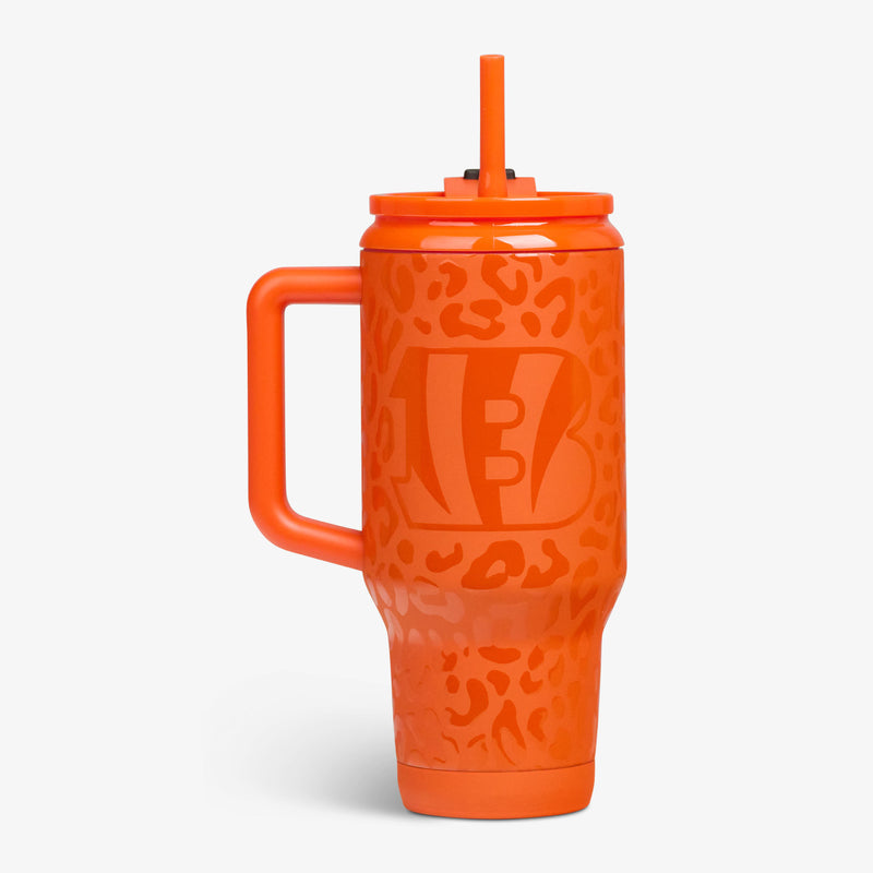 NFL 32 Oz Leopard Flip ‘n’ Sip Travel Mug - Cowboys