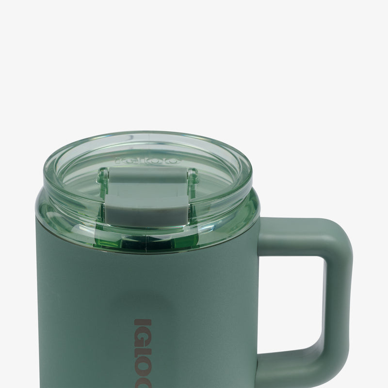 15 Oz Ceramic-Lined Coffee Mug - Sage