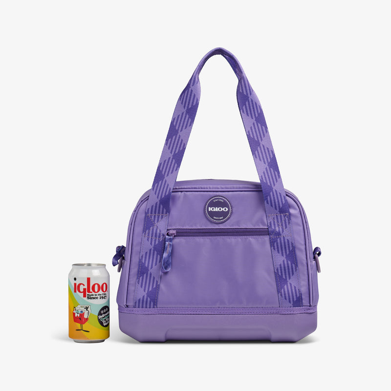 Tag Along Too 12-Can Satchel Cooler - Thrift Pink