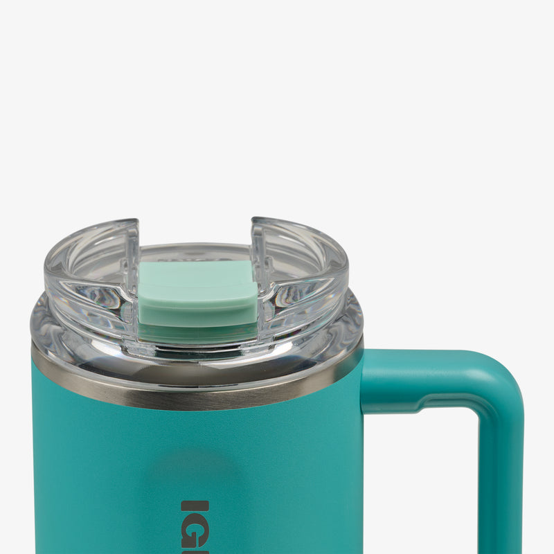 18 Oz Flip ‘n’ Sip Travel Mug - Blue Shale
