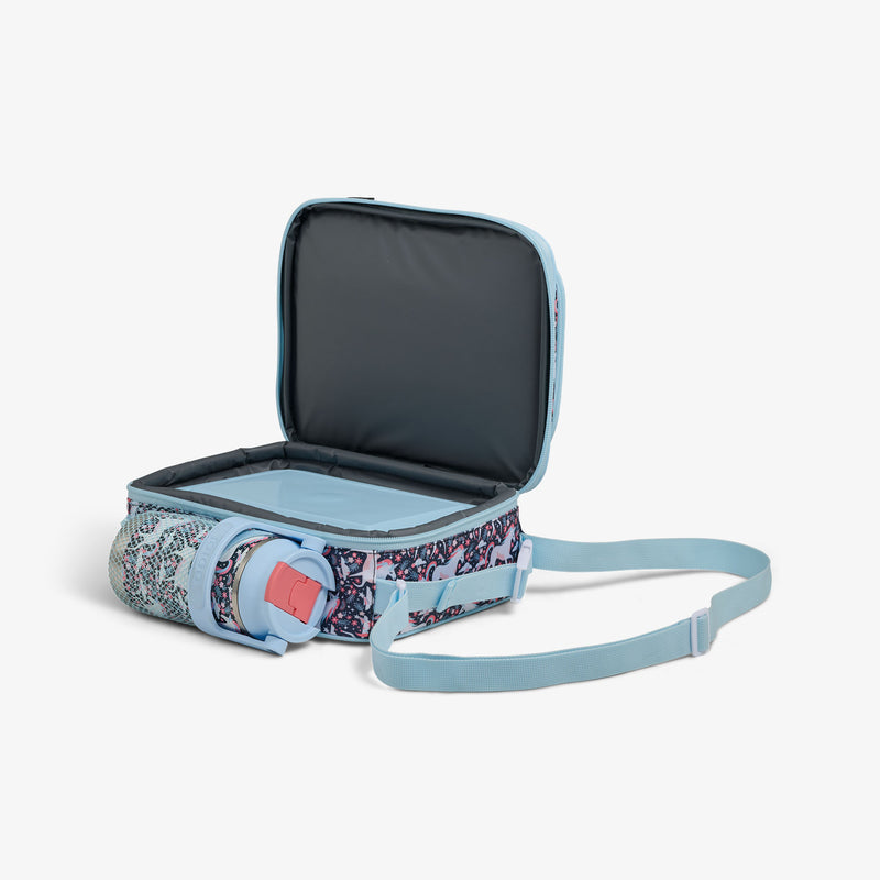 Kids Lunch Vertical Cooler + Bento Box - Unicorns