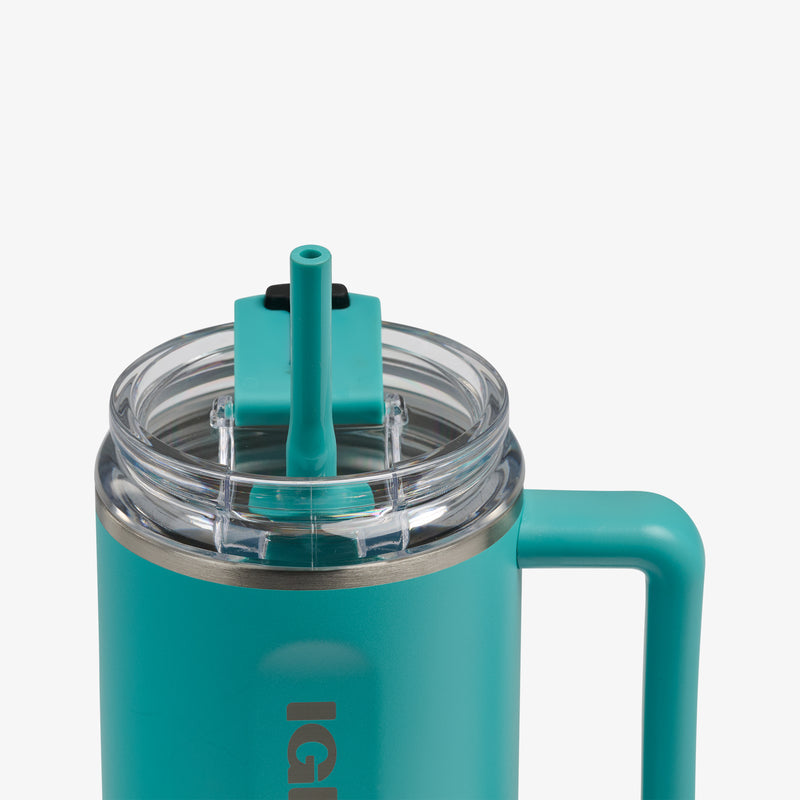 32 Oz Flip ‘n’ Sip Travel Mug - Skeleton Glow