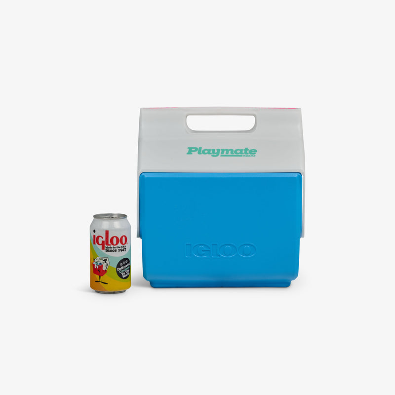 Retro Little Playmate 7 Qt Cooler - Psychedelic Daisy