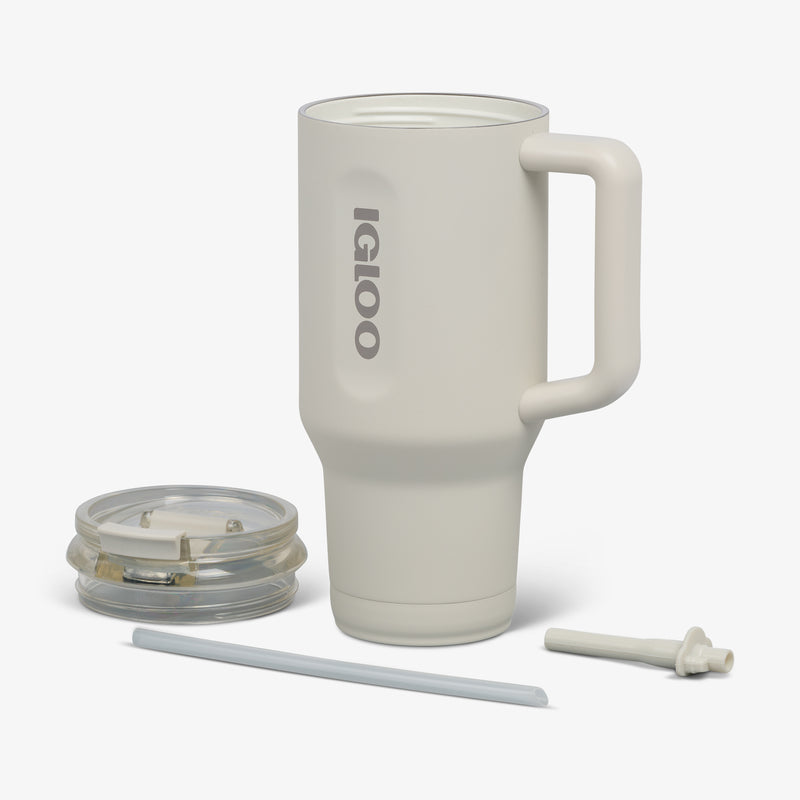 32 Oz Ceramic-Lined Travel Mug - Sage