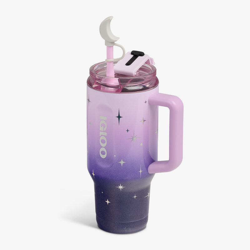 32 Oz Flip ‘n’ Sip Travel Mug - Skeleton Glow