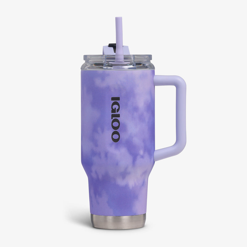 32 Oz Flip ‘n’ Sip Travel Mug - Skeleton Glow