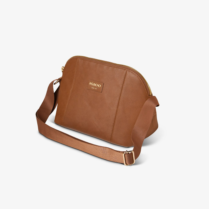Igloo Luxe® Crossbody Cooler Bag - Cognac