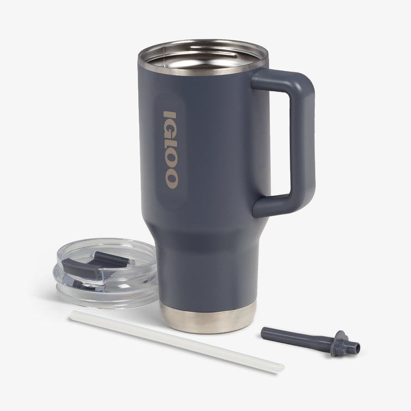 32 Oz Flip ‘n’ Sip Travel Mug - Skeleton Glow