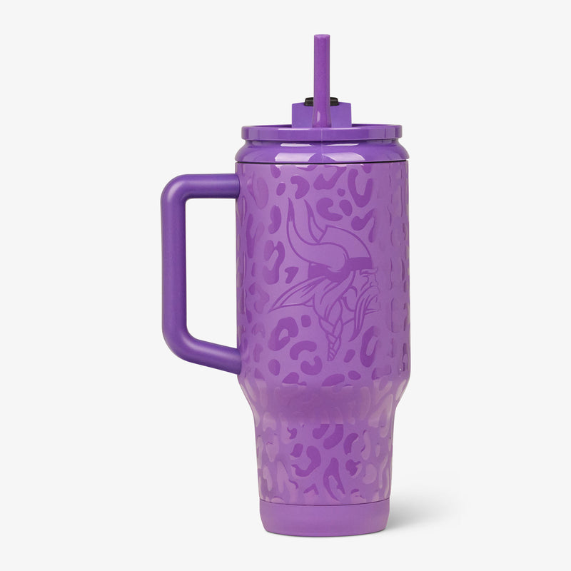 NFL 32 Oz Leopard Flip ‘n’ Sip Travel Mug - Cowboys