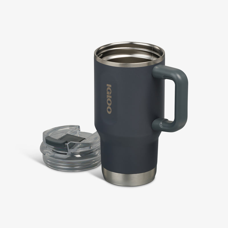 18 Oz Flip ‘n’ Sip Travel Mug - Blue Shale
