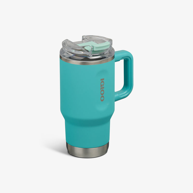 18 Oz Flip ‘n’ Sip Travel Mug - Blue Shale