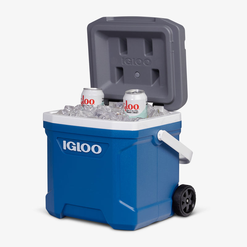 Latitude 16 Qt Roller Cooler - Blue