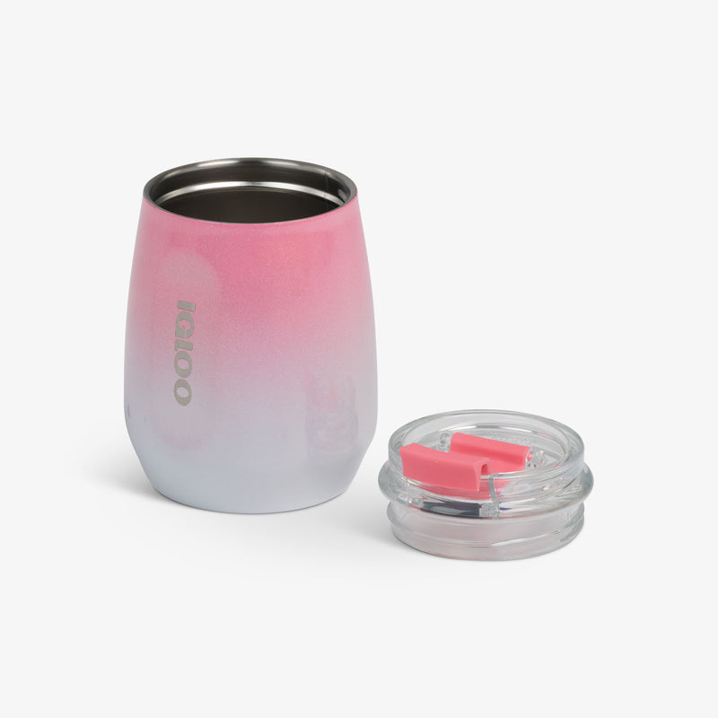 10 Oz Wine Tumbler - Gradient Pink