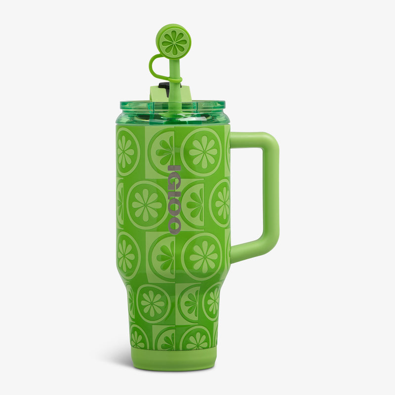 32 Oz Flip ‘n’ Sip Travel Mug - Skeleton Glow