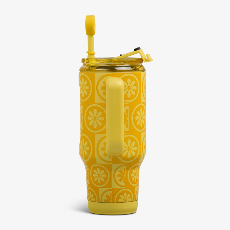 32 Oz Flip ‘n’ Sip Travel Mug - Skeleton Glow