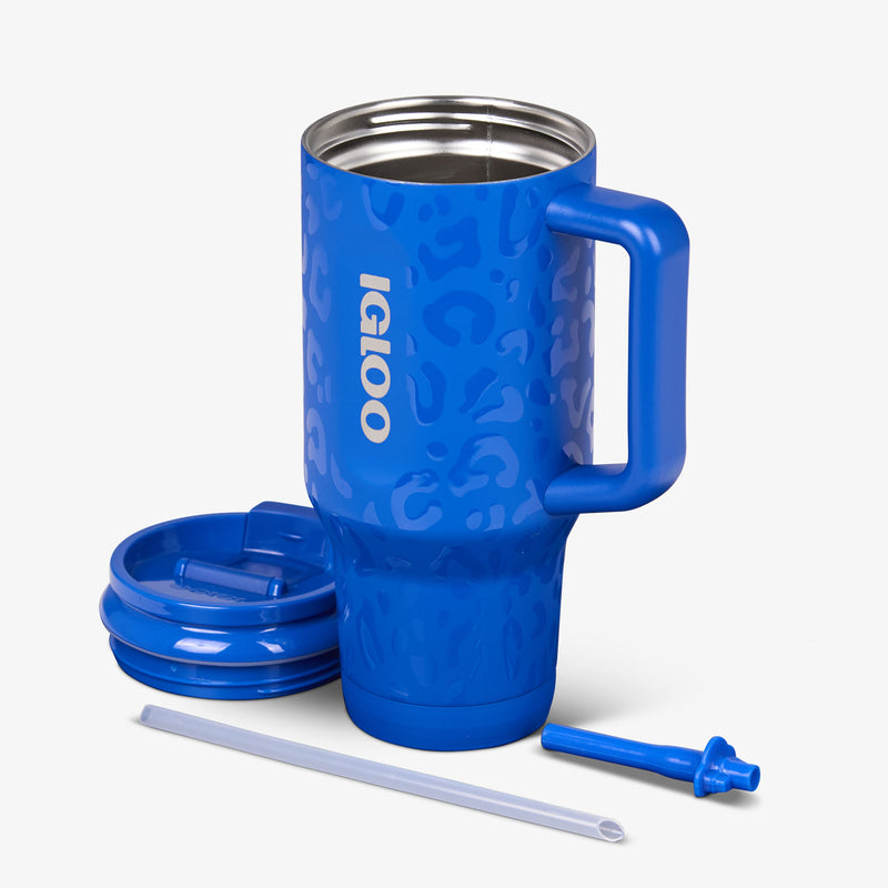 NFL 32 Oz Leopard Flip ‘n’ Sip Travel Mug - Cowboys